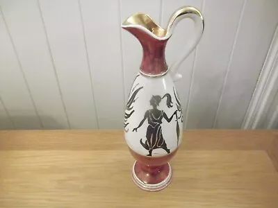 Italian Wine Jug. Marmica . Roman Style. Believed Mid 40's. Stunning Piece • $72.83