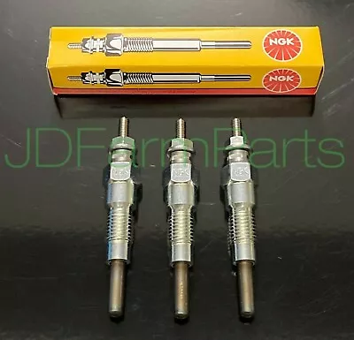 (3) Massey Ferguson 1010 1020 1030 1035 Tractor Ngk Glow Plug Plugs - 3284128m1 • $29.99