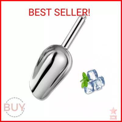 Metal Ice Scoop 6 Oz，Kitchen Ice Scooper For Ice Maker Small Food Scoops For Ba • $8.93