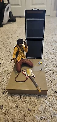 Toys McFarlane Jimi Hendrix 2 At Monterey Super Stage Figure Fender Guitar • $50