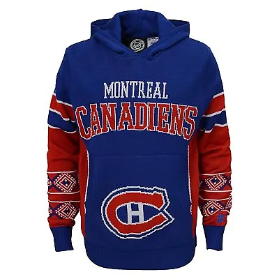 Montreal Canadiens Youth Boys Long Sleeve Hooded Sweatshirt • $26.92
