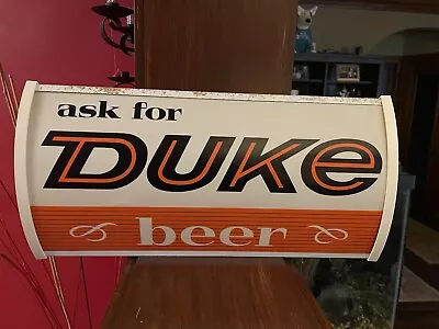 Vintage Duke Beer Sign Lighted  • $115