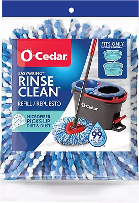 O-Cedar EasyWring RinseClean Spin Mop Microfiber Refill 1-Pack Blue • $17.20