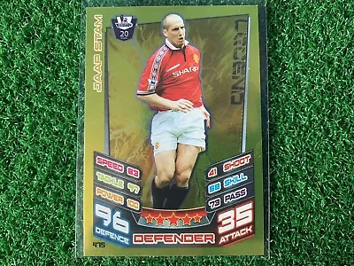 Topps Match Attax 2012/13 Jaap Stam Legend Gold Card #475 - Manchester United • £1.80