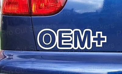 OEM+ Custom Detailed Car Window Bumper Stickers Decals JDM DUB Scene Ref:1 • $7.03