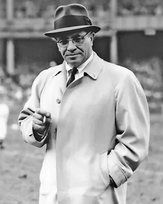 Green Bay Packers VINCE LOMBARDI Glossy 8x10 Photo Football Print Poster HOF 71 • $5.49