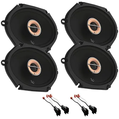 300W Infinity KAPPA 683XF 6x8  Front/Rear Speakers Kit For 1999-2014 Ford F-150 • $299.99