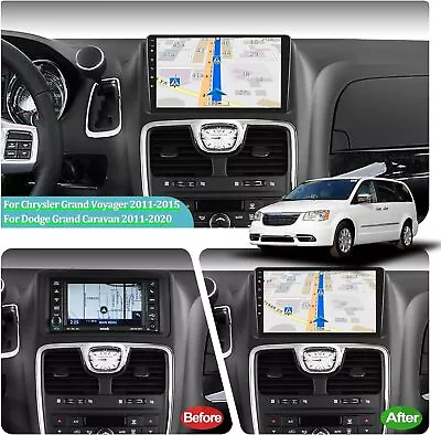 Android13 Wifi Carplay GPS For Chrysler Grand Voyager 2011-2015 Car Radio Stereo • $149.93