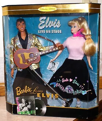 Barbie Loves Elvis Live On Stage Collector Edition Barbie Dolls Mattel New • $34.99