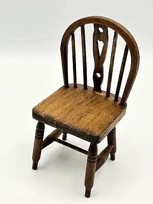 Dolls House Miniature 1:12 Wooden Windsor Chair By SQUIRREL MINIATURES • $55.95