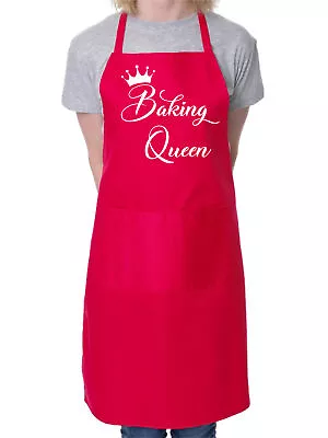  Baking Queen Mother's Day Novelty Cooking Bakers Ladies Apron  • £9.99