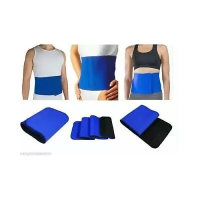 Slimming Belt Fat Burner Cellulite Exercise Waist Sweat Body Shapper Wrap • £6.59