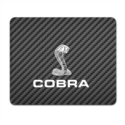 Ford Mustang Cobra Black Carbon Fiber Texture Graphic PC Mouse Pad • $18.99