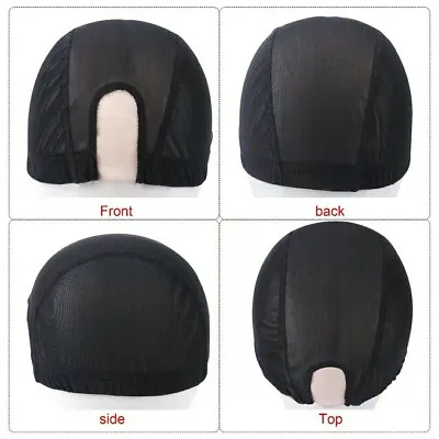 U Part Wig Caps With Lace Net For Making Wigs With Adjustable Straps 1pc 54cm. • £8