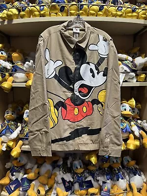 $125 • Buy Disney Mickey And Co Brown Jacket XL - NWT! 