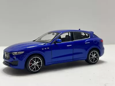 Maserati Levante Blue 1/24-1/27 Diecast Model Car By Welly 24078 • $27