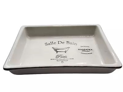 Kassatex Luxe Pour La Maison Salle De Bain Rectangle Embossed Soap Dish • £21.49