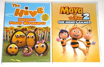 Kid DVD Lot - The Hive: Buzzbee's Family Adventure & Maya: The Bee 2 (New) • $13.99