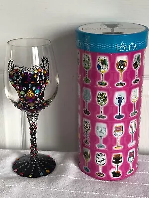 Lolita Wine Glass  Quiet Night In  RARE VGC Valentine’s Gift • £23.99