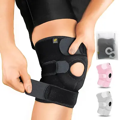Bracoo Adjustable Compression Knee Patellar Pad Tendon Support Sleeve Brace For  • $27.37
