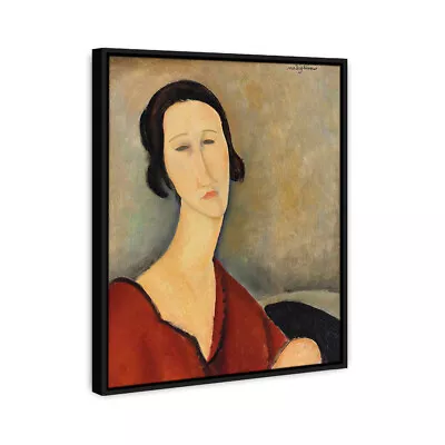 Amedeo Modigliani Madame Hanka Zborowska Painting Framed Oil Canvas Print • $46.88