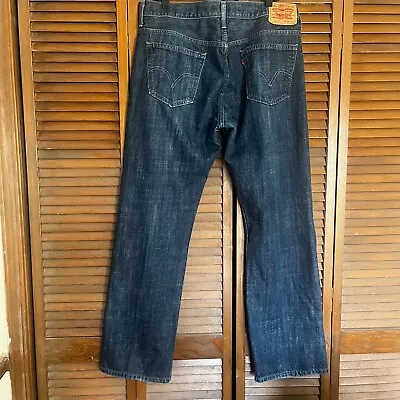 Levi's 569 Mens Denim Blue Jeans 36 X 32 (Actual MeasureSize) Loose Straight Fit • $19