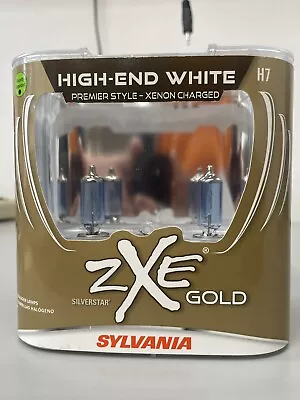 *NEW* Sylvania SilverStar ZXE Gold Headlight Fog Light Bulbs H7SZG.PB2 • $27.49