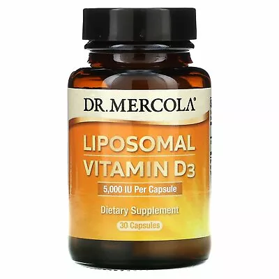 Dr.Mercola Liposomal Vitamin D3 5000IU 30 Ct • $19.97