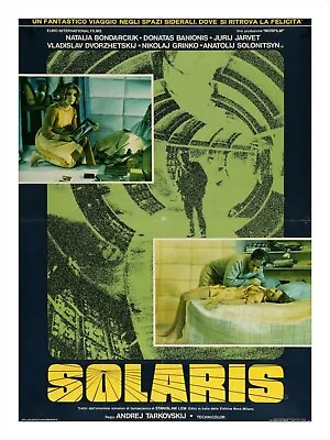 $14.99 • Buy Movie Poster Print SOLARIS Andrei Tarkovsky Italy Film Edition V2 18x24 