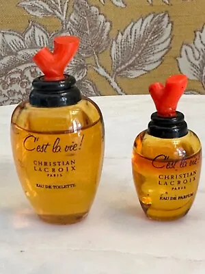 C'Est La Vie By Christian Lacroix MINIATURE SET EDT+ED PARFUM-2 ITEMS COLLECTIVE • $55