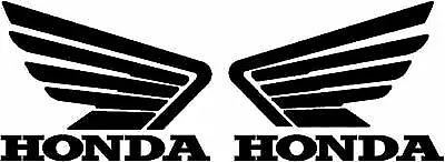 HONDA WINGS X2  Sticker Motorcycle  Rally Car Bike • £2.50