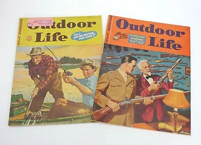 Vintage Outdoor Life Magazine - March & August 1944 - Kernan Cover - Sportsmen • $44.99