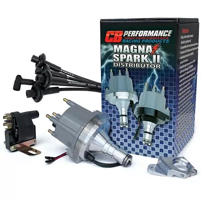 $199.99 • Buy Cb Magnaspark Vw  Aircooled Polished Distributor Plain Clamp Ready To Run Kit