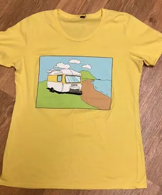 Yellow Vintage Caravan Tshirt • £8