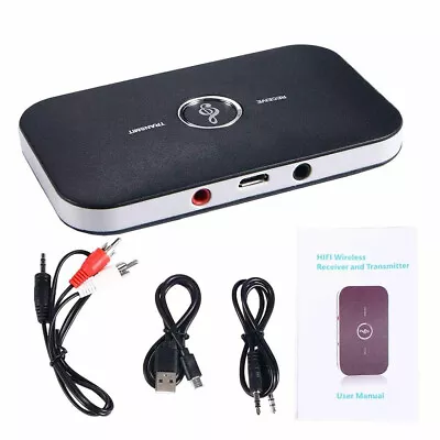 2in1 Bluetooth Transmitter & Receiver Wireless A2DP Home TV Stereo Audio Adapter • $8.50