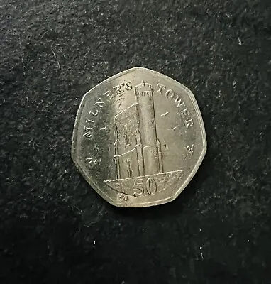 Rare Milner’s Tower 50p Coin Circa 2015 • £100