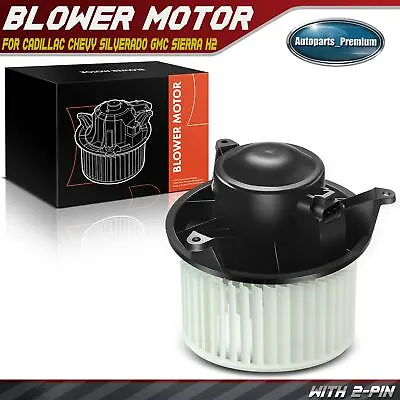 A/C Heater Blower Motor With Fan Cage For Chevy Silverado GMC Sierra 1500 03-06 • $36.69