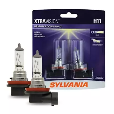 SYLVANIA - H11 XtraVision - High Performance Halogen Headlight Contains 2 Bulbs • $23.75