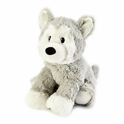 Intelex Warmies Cozy Plush Microwavable Husky Fully Heatable Animal Soft Toy • £18.99