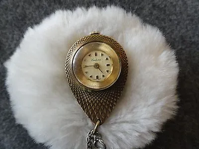 Vintage Swiss Made Endura Wind Up Necklace Pendant Watch - Problem • $22.95