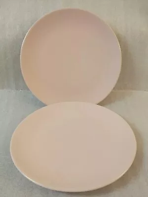 Set Of 2 IKEA Dinera Salad Plates 8  Pastel Pink Matte #12011 • $15.95