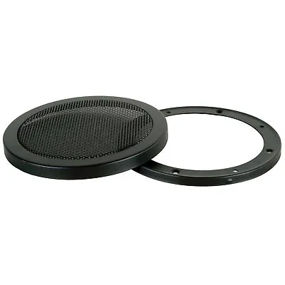 Steel Mesh 2-Piece Grill For 6-1/2  Speaker Black • $6.59