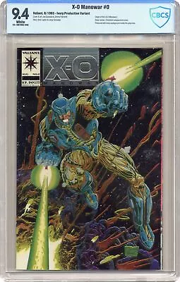 X-O Manowar #0B Printing Error Variant CBCS 9.4 1993 22-1BB786C-008 • $64