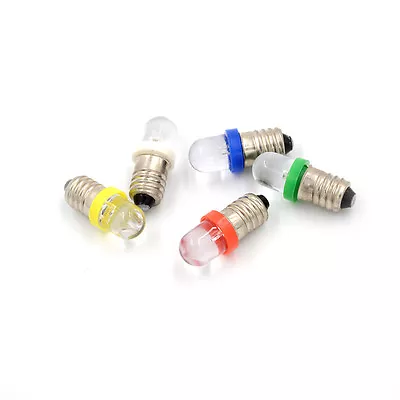 5PCS Low Power Consumption E10 LED Screw Base Indicator Bulb DC Light Bulb|  ZD • £5.46