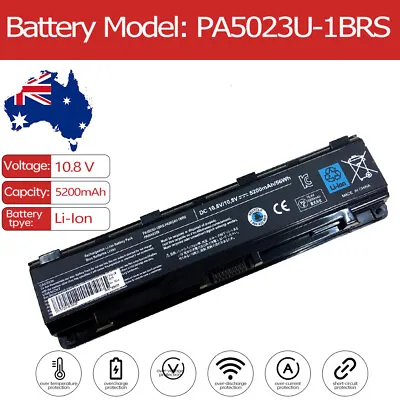 Battery For Toshiba Satellite L830-139 L830-144 L840-ST2N01 C870-CLK Laptop • $48.98