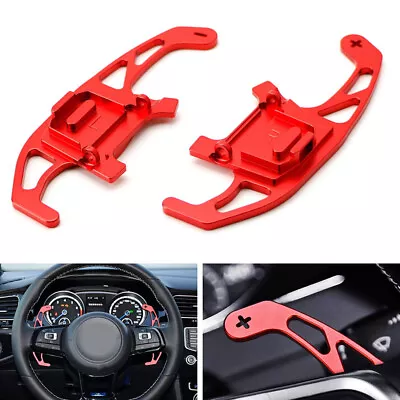 Steering Wheel Shift Paddle Shifter Extension For VW Golf7 MK7 MK7.5 GTI Red • $17.98