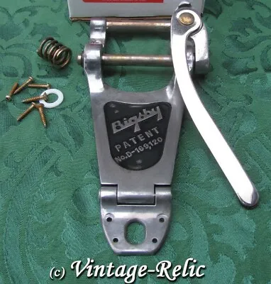 Aged Bigsby B7 Vibrato Tremolo Aluminum Nickel RELIC Fits Gibson Les Paul • $279.99