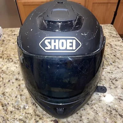 Shoel Multitec Motorcycle ~~Dot~ Helmet ~~~ Black~ Medium~ • $75