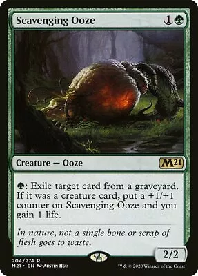 1x Scavenging Ooze - NM English MTG - Magic 2021 • $2.90