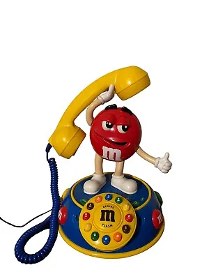 M&M Voice Activated Phone Collectible Telephone Statue Fun Theme Office HTF RARE • $49.99